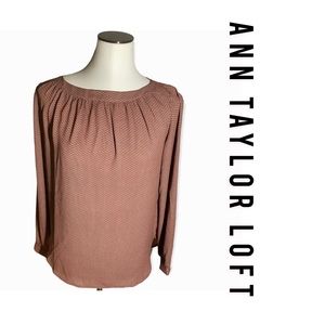 Ann Taylor LOFT Size Small Long Sleeve Blouse